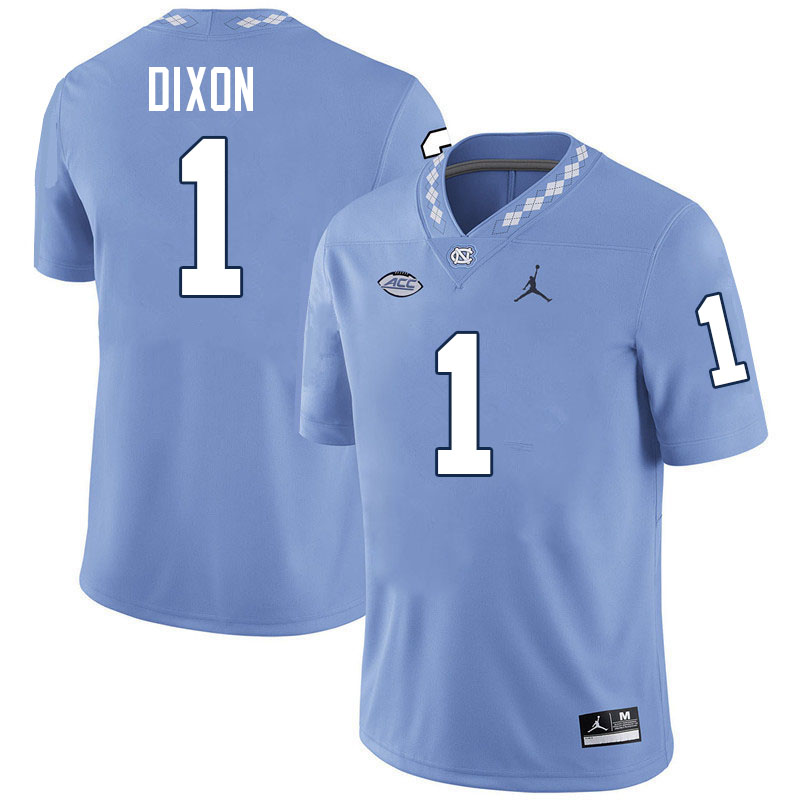 #1 Thaddeus Dixon North Carolina Tar Heels Jerseys,Apparels,Uniforms Stitched-Carolina Blue #1 Thaddeus Dixon North Carolina Tar Heels Jerseys,Apparels,Uniforms Stitched-Carolina Blue